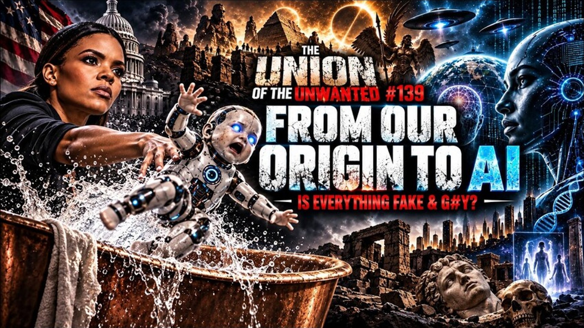 The Union Of The Unwanted #139: From Our Origin To AI; Is Everything Fake & G#*?